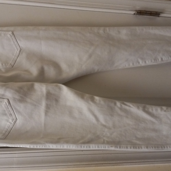 LYSSE Skinny Pants Sz S White 2-Back Pockets Elastic Waist Stretch NWOT - Picture 9 of 11